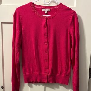 Banana Republic Vibrant Pink Cardigan